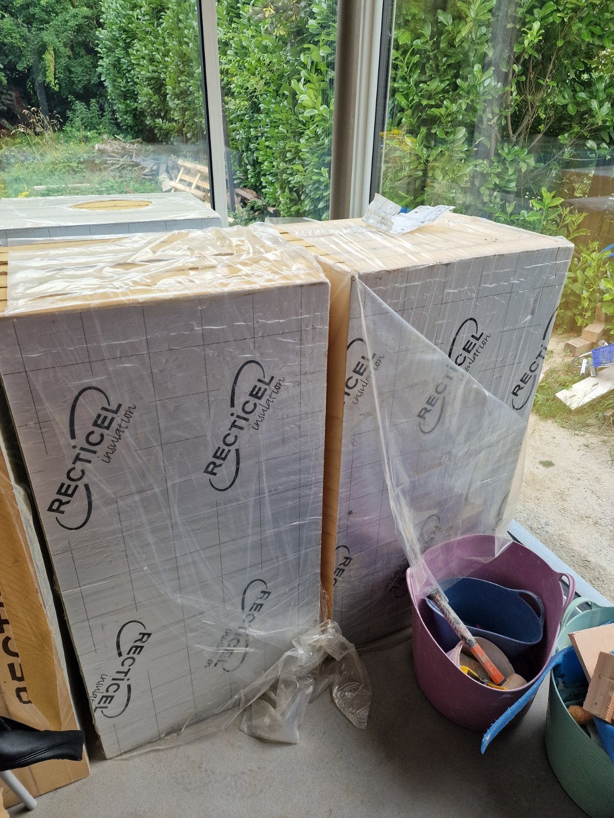 Recticel Eurothane argenté 81 mm rouge 3,65 m2 K/W, Enlèvement