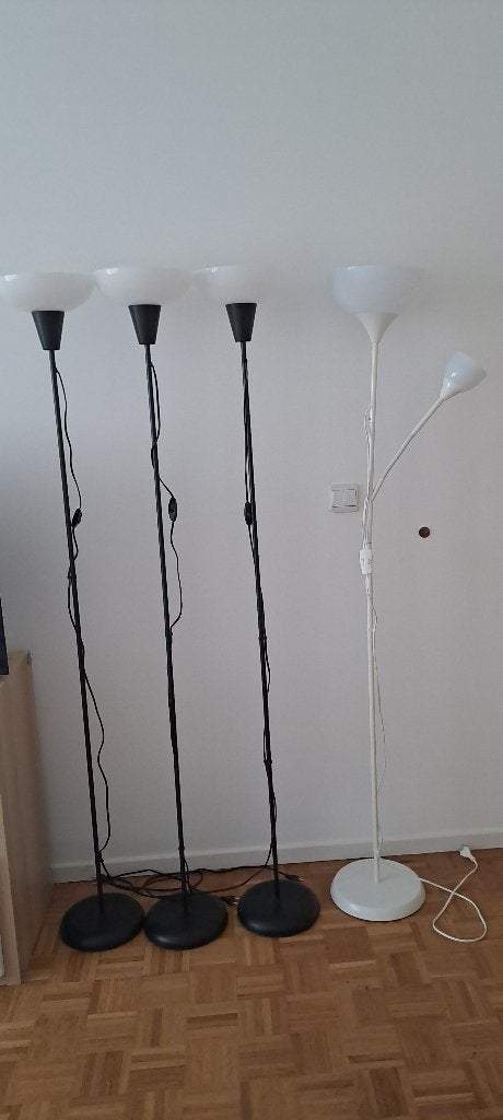 Ikea 4 lampadaires, Enlèvement, Comme neuf