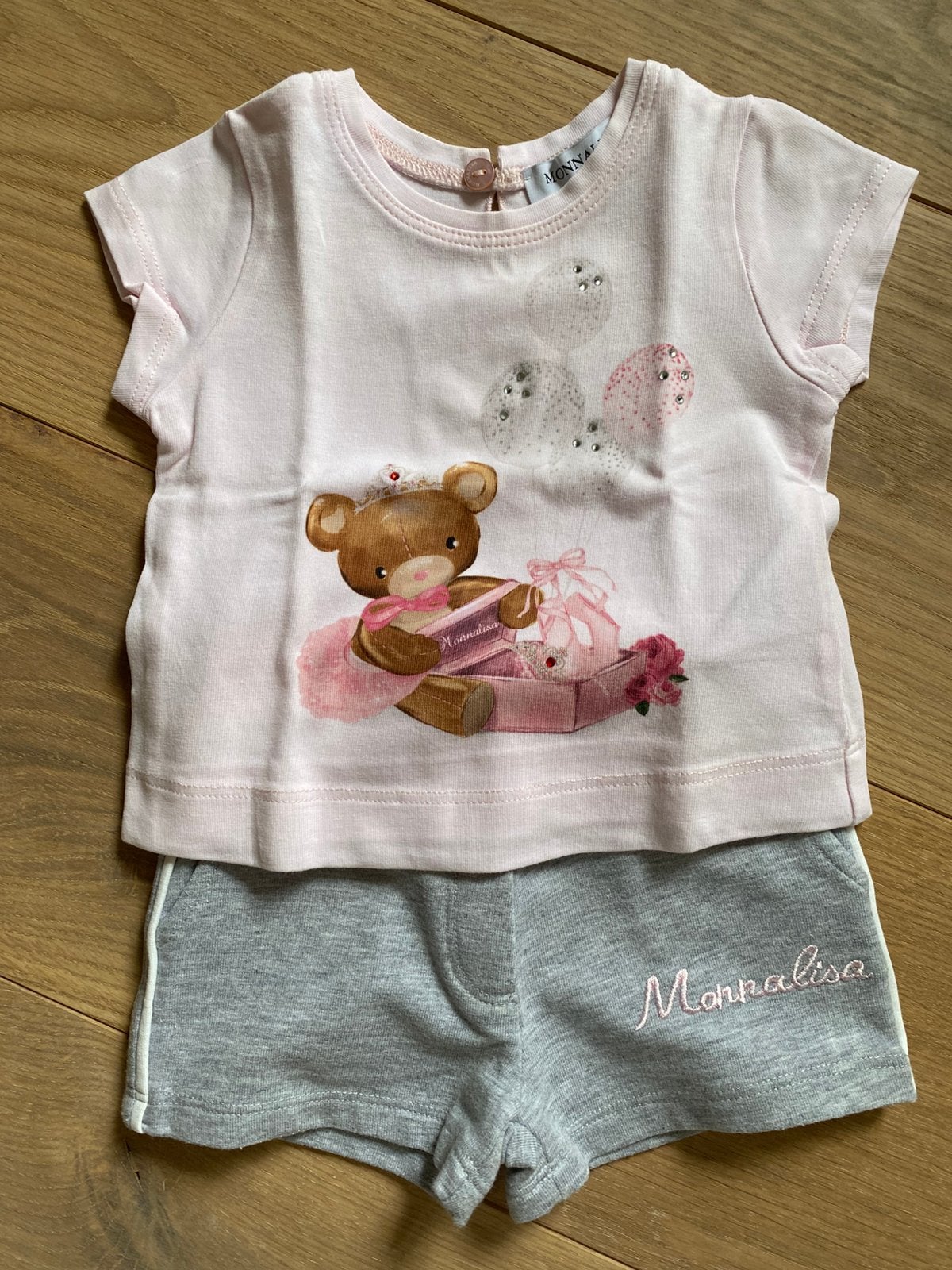 Setje Monnalisa maat 3 maanden, Ophalen of Verzenden, Zo goed als nieuw, Meisje, Setje