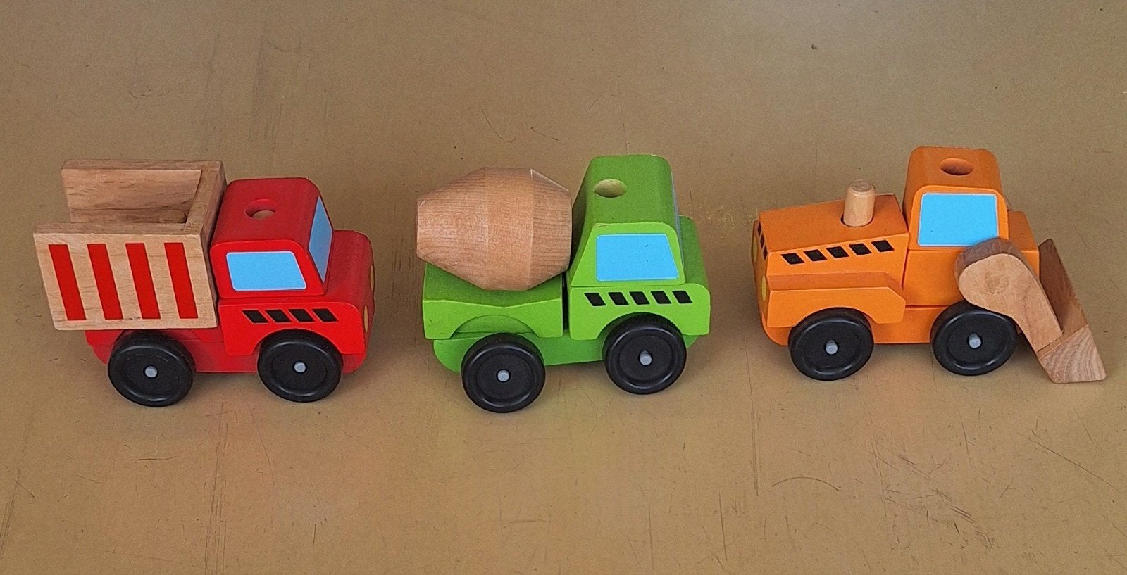 Houten wagens Melissa & Doug, Enlèvement ou Envoi, Utilisé, Jouet à Rouler ou à Bascule