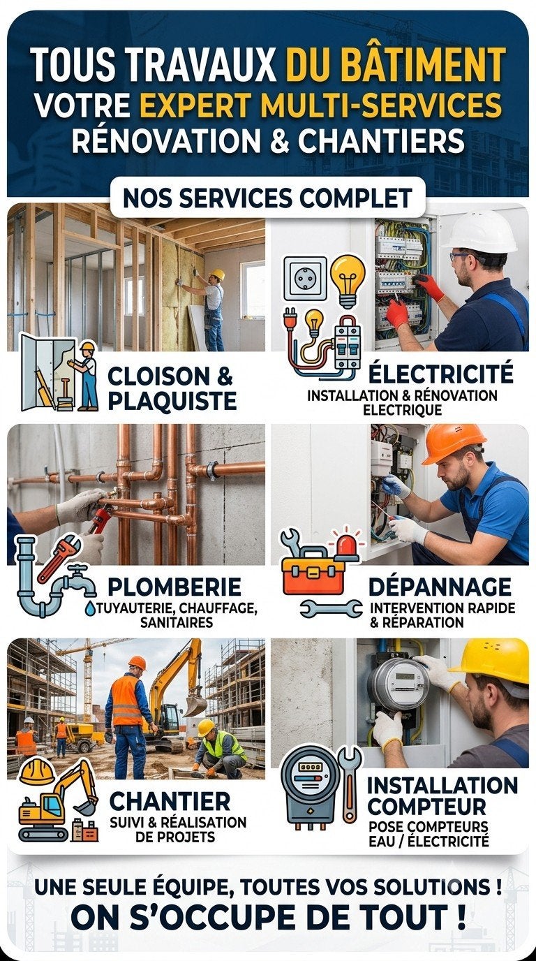 Rénovation et transformation,  entrepreneur à Bruxelles