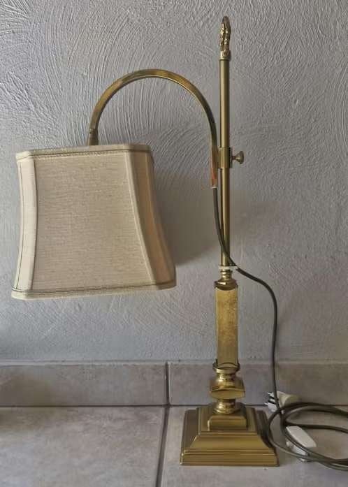 Bureaulamp massief koper 4,5kg, Ophalen, Koper