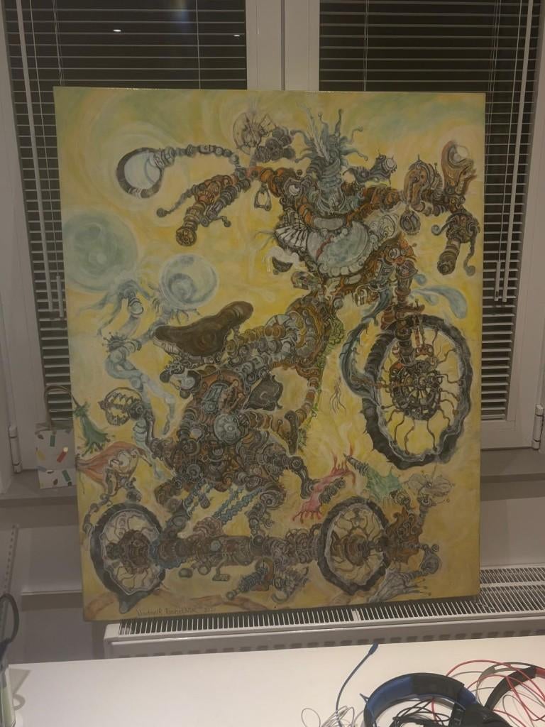 diverse schilderijen te koop (olie op doek), Ophalen
