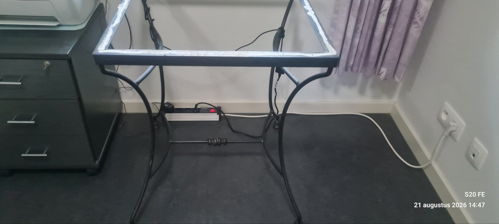 smeedijzeren tafelpoot, Ophalen, Tafelpoot, 50 tot 100 cm, Smeedijzer