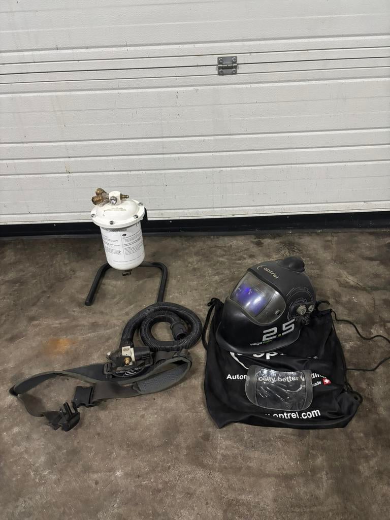 Air fourni par Optrel casque de soudage Optrel 2.5 Vega View, Enlèvement, Comme neuf