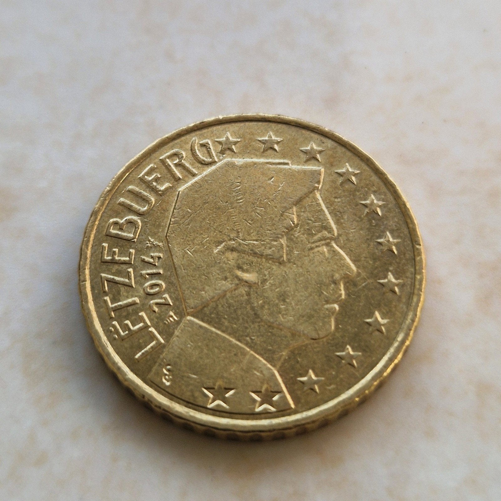 2014 Luxembourg , 50 Euro Cent Coin, Postzegels en Munten, Munten | België, Ophalen of Verzenden