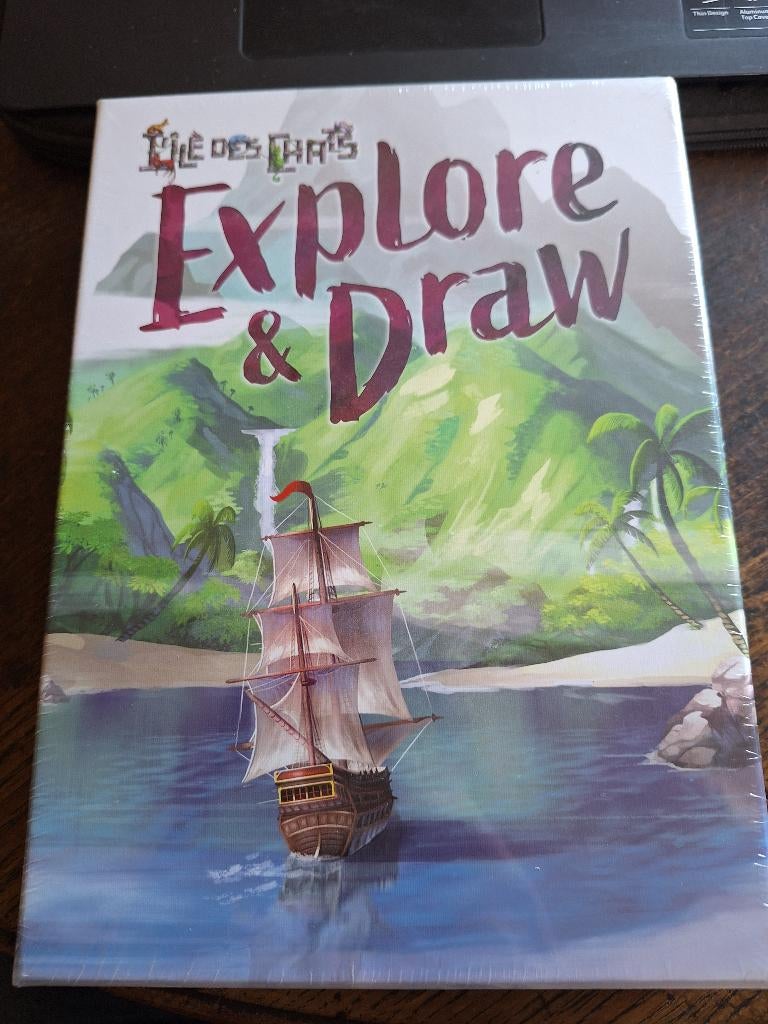 L'ILE DES CHATS EXPLORE & DRAW, Cinq joueurs ou plus, Enlèvement ou Envoi, Neuf, LUCKY DUCK GAMES