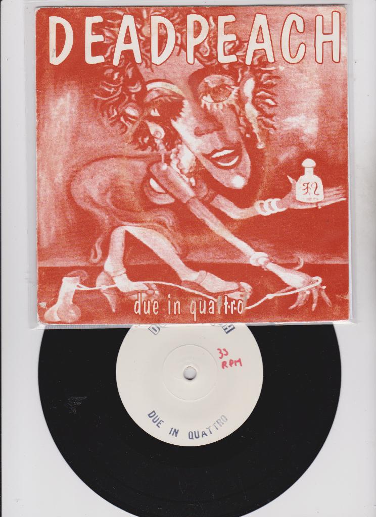 EP - Deadpeach – Due In Quattro 1998 Garage Rock, Pochette photo, Enlèvement ou Envoi, Comme neuf, Pop