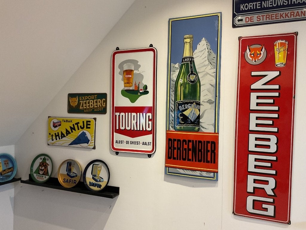 Bergenbier emaille bord, Collections, Enlèvement