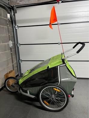 Croozer kid for 2 fietskar, Fietsen en Brommers, Ophalen, Gebruikt, Kinderkar, Croozer