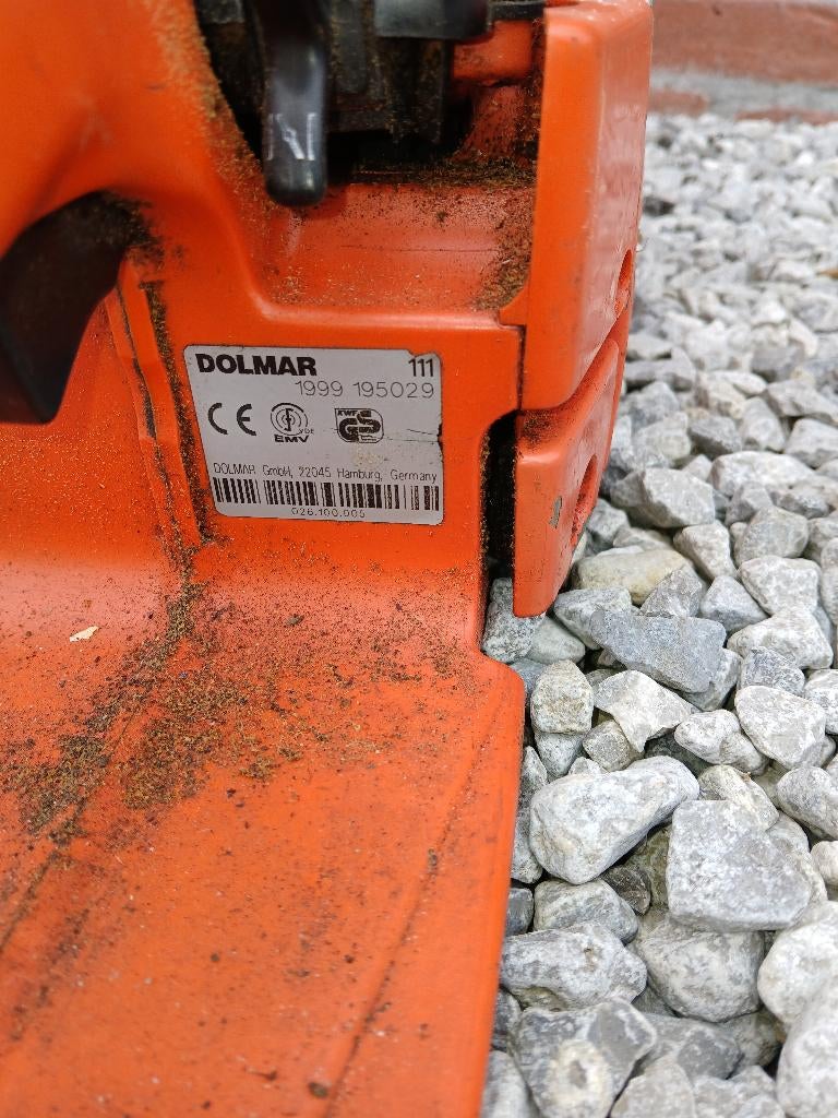 Tronçonneuse Dolmar, Enlèvement, Utilisé, Tronçonneuse