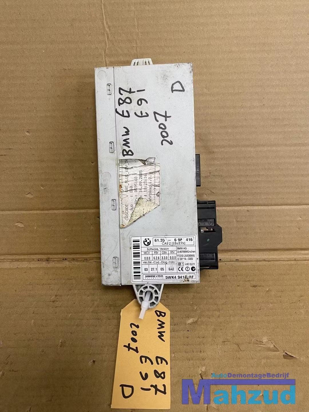 BMW E87 E90 E91 BCM sam module 6981416 61356981416, Petuelring 130
80788  Munich, DE, Info@bmw.de, Utilisé, BMW