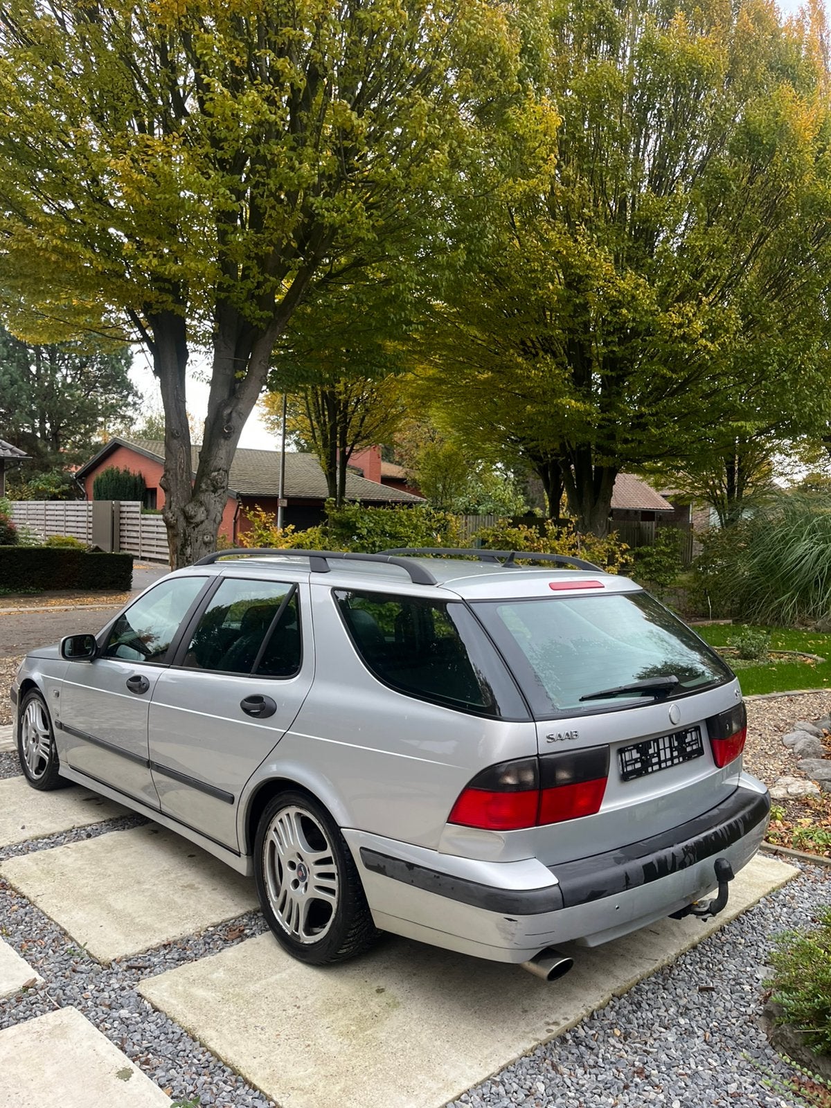 SAAB 9-5 2.3t MANUEEL!, Auto's, 4 cilinders, 2290 cc, Leder, 5 deurs