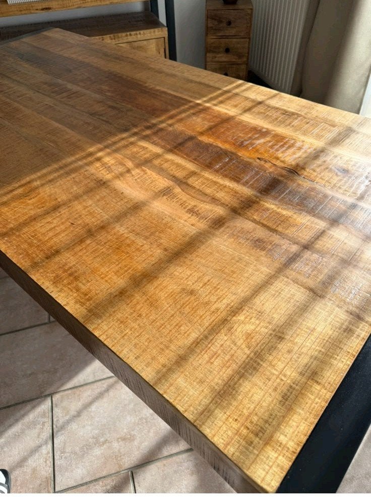 table salle à manger en bois massive, Maison & Meubles, Tables | Tables à manger, 150 à 200 cm, Cinq personnes ou plus, Bois massive