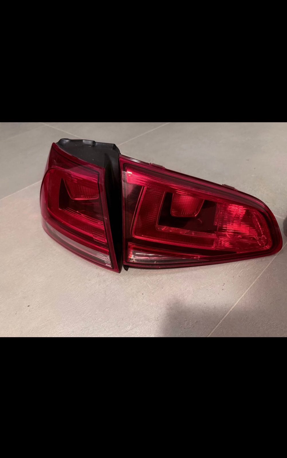 Feux arrière d’origine  golf 7, Enlèvement