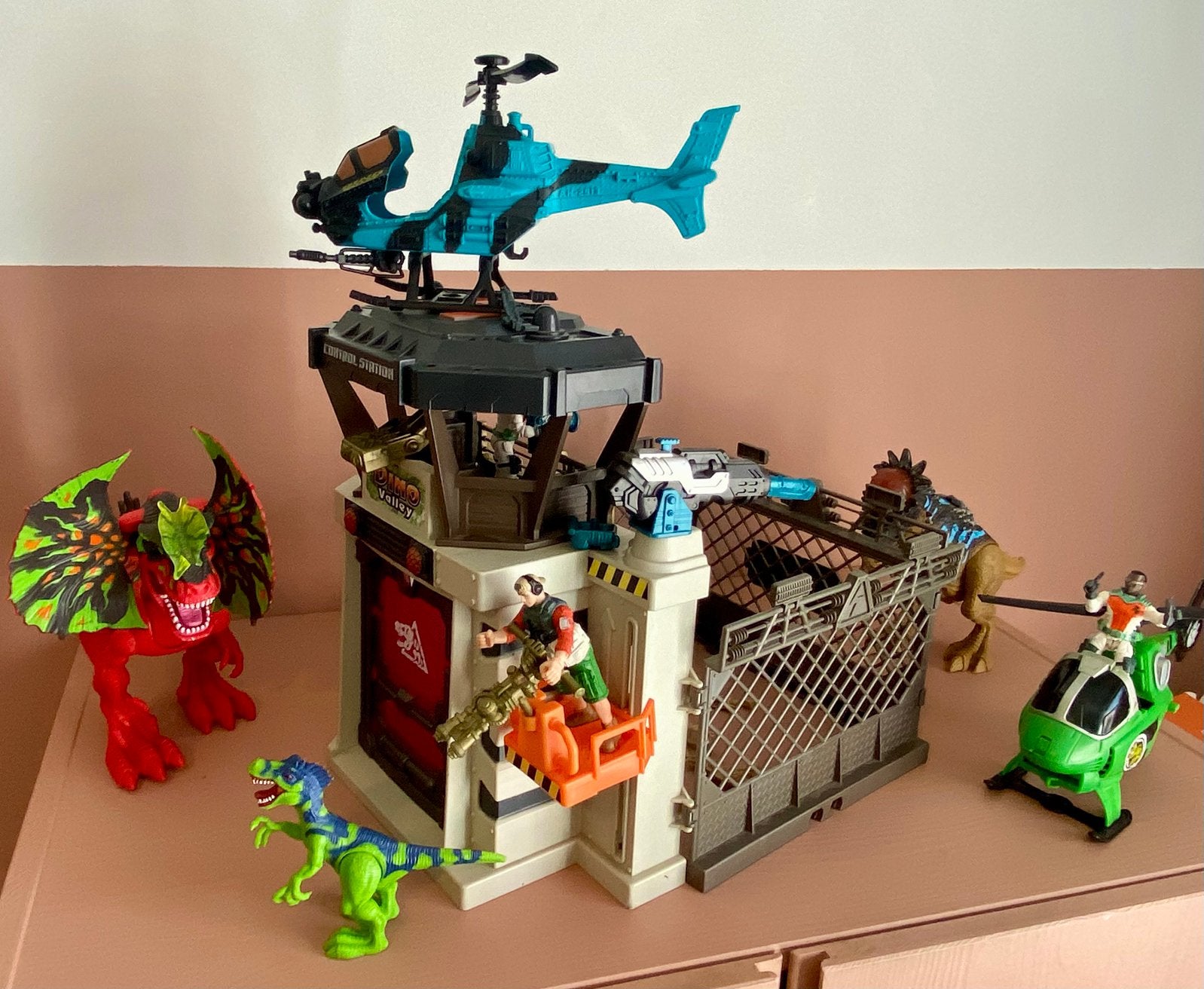 Speelset dino’s, Ophalen of Verzenden, Gebruikt