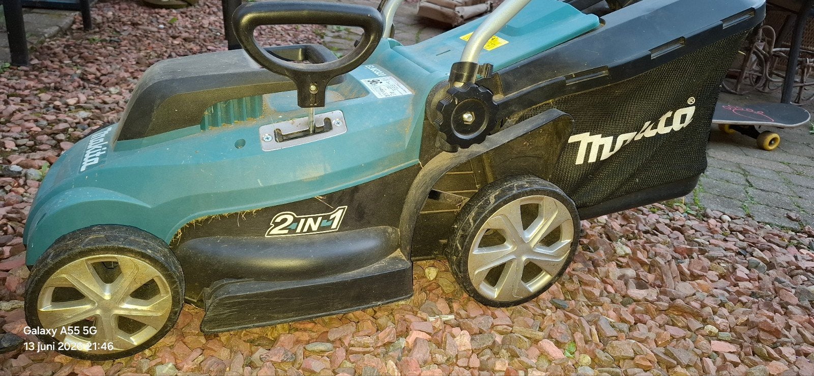 Grasmaaier makita op stroomkabel(niet accu), Tuin en Terras, Grasmaaiers, Ophalen, Gebruikt, Elektrische grasmaaier, Makita