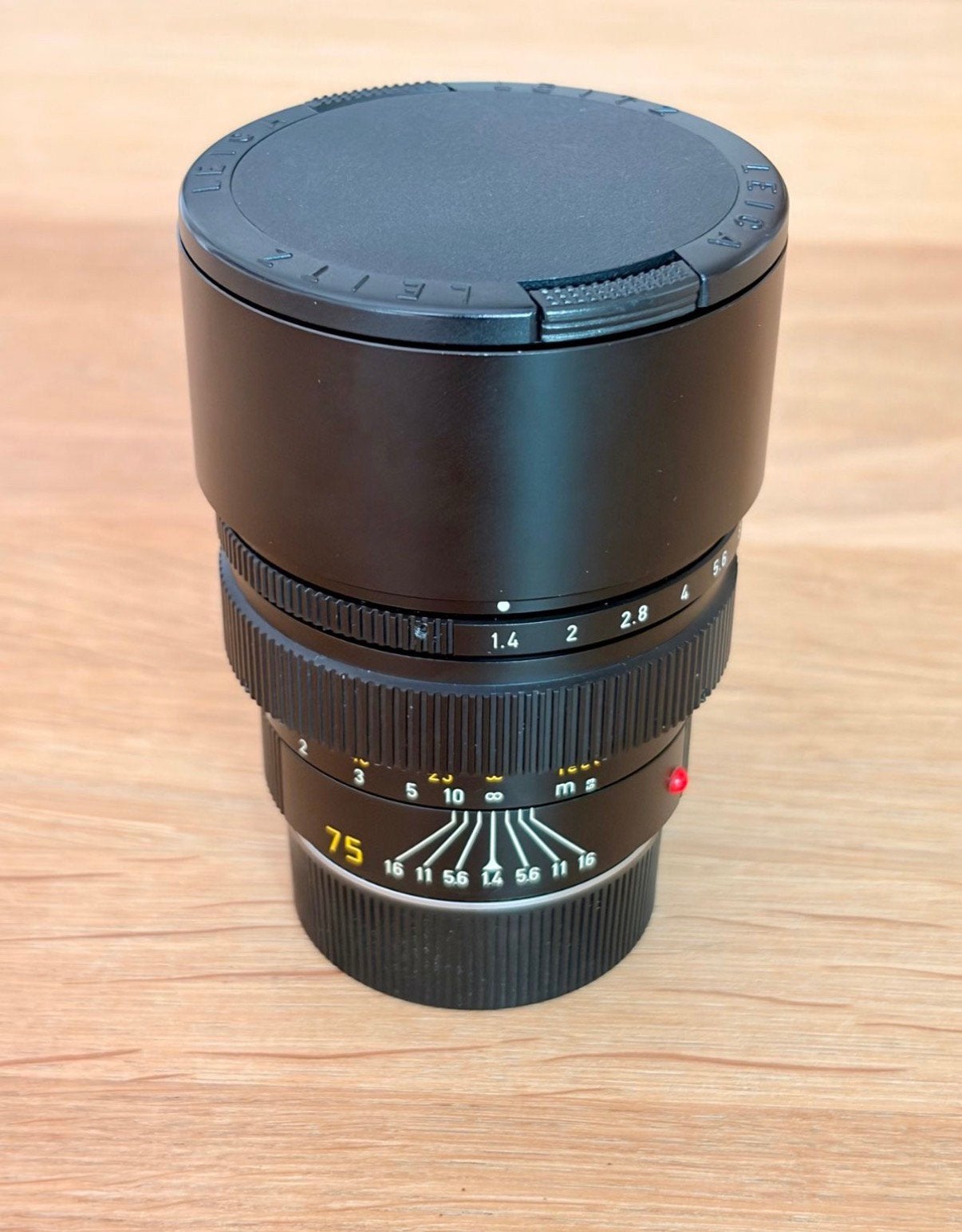 Nieuwstaat Leica Summilux M 75mm 1.4 11815 75 mm Lens, Enlèvement ou Envoi, Comme neuf