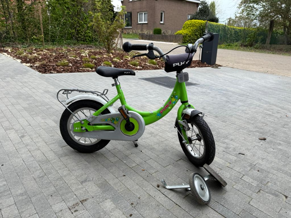 Kinderfiets Puky - 14 inch - goeie staat, Fietsen en Brommers, Fietsen | Driewielers, Ophalen, Gebruikt, Terugtraprem