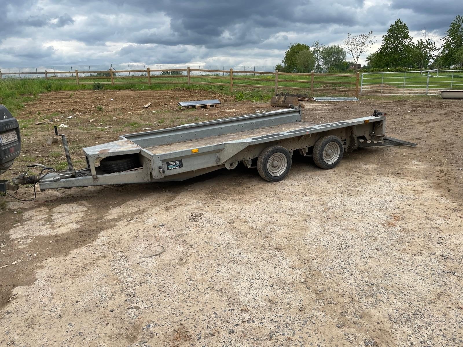 Machine trailer Ifor williams, Ophalen of Verzenden