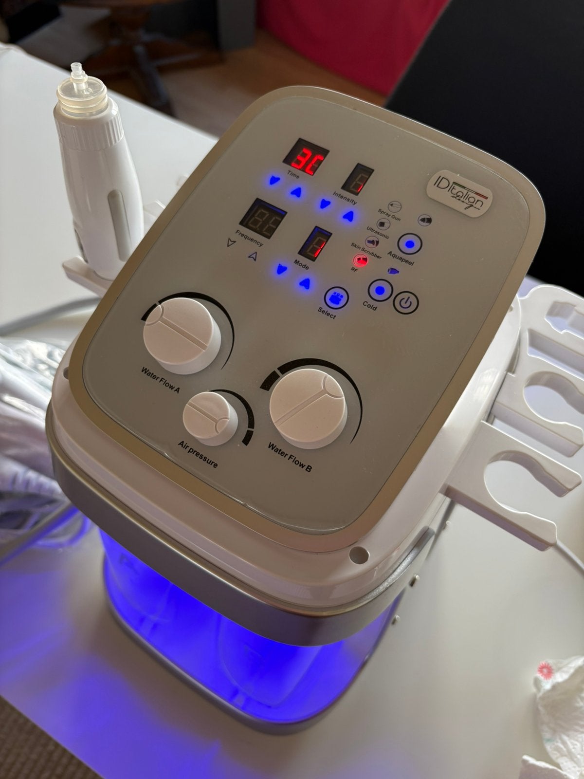 Professioneel Aqua Peel / Hydrodermabrasie apparaat 6-in-1, Ophalen of Verzenden, Nieuw, Gehele gezicht, Verzorging