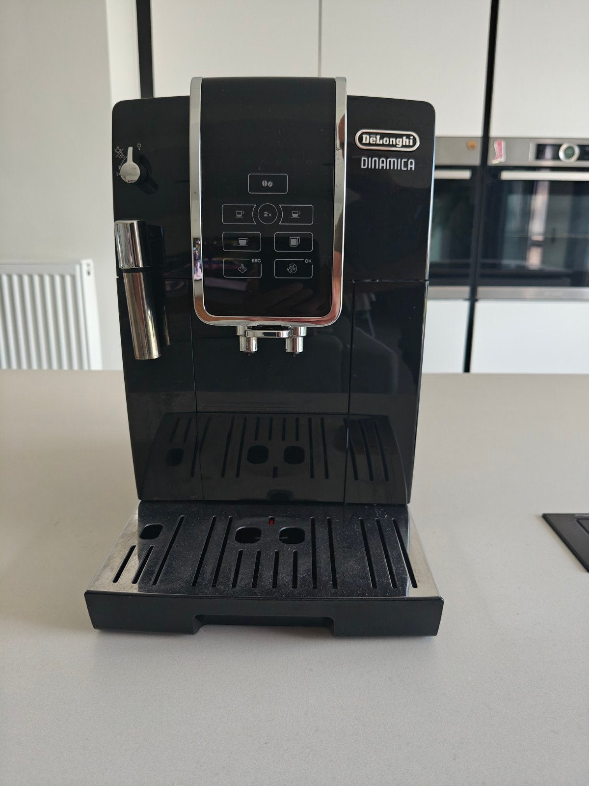 Koffiemachine De' Longhi Dinamica ECAM350, Ophalen, Koffiemachine, Gemalen koffie, Stoompijpje