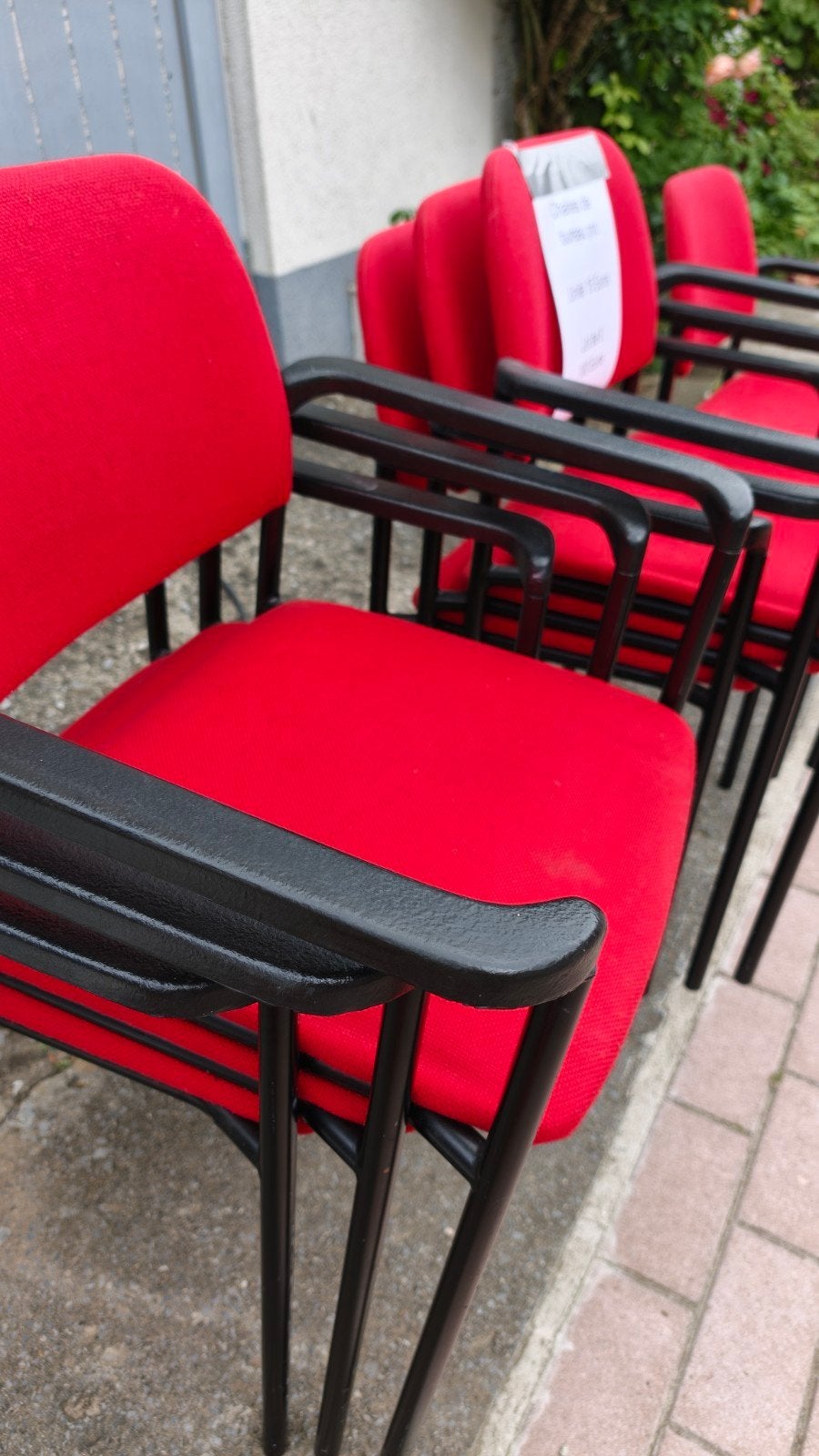 Lot de 8 chaises de bureau / réunion – solides et confortabl, Huis en Inrichting, Bureaustoelen