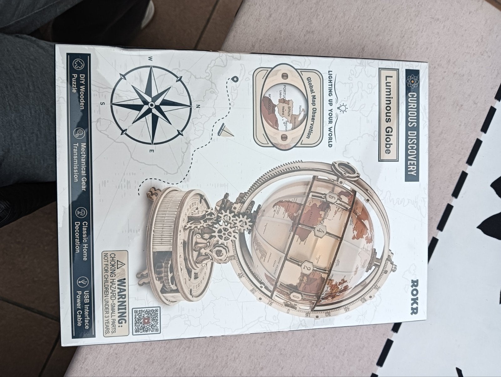 ROKR -  Luminous globe, Hobby en Vrije tijd, Ophalen, Nieuw, Rubik's of 3D-puzzel