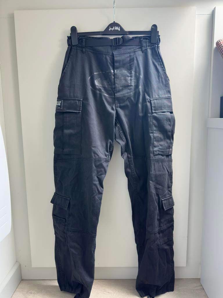 CORTEIZ GUERILLAZ CARGOS TRIPLE BLACK, Enlèvement, Comme neuf, Taille 48/50 (M), Noir