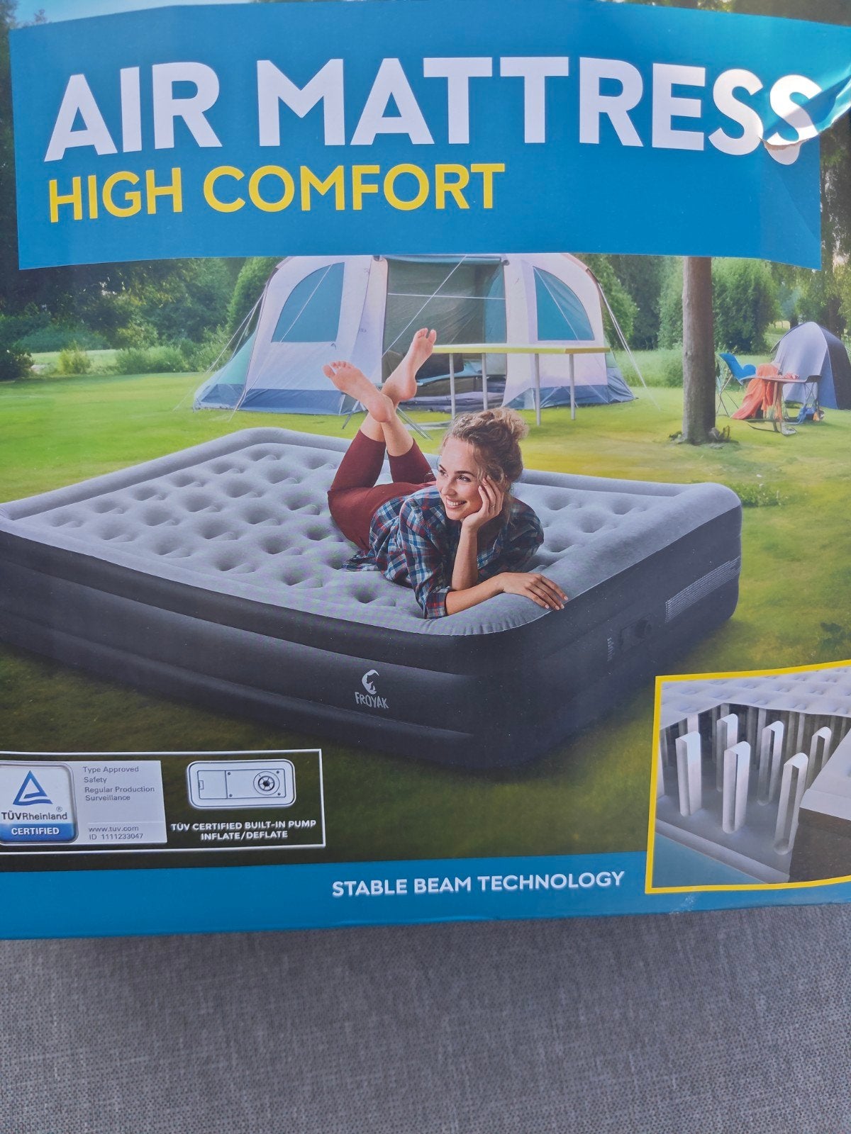 Super luxe luchtbed, Caravans en Kamperen, Luchtbedden, Ophalen