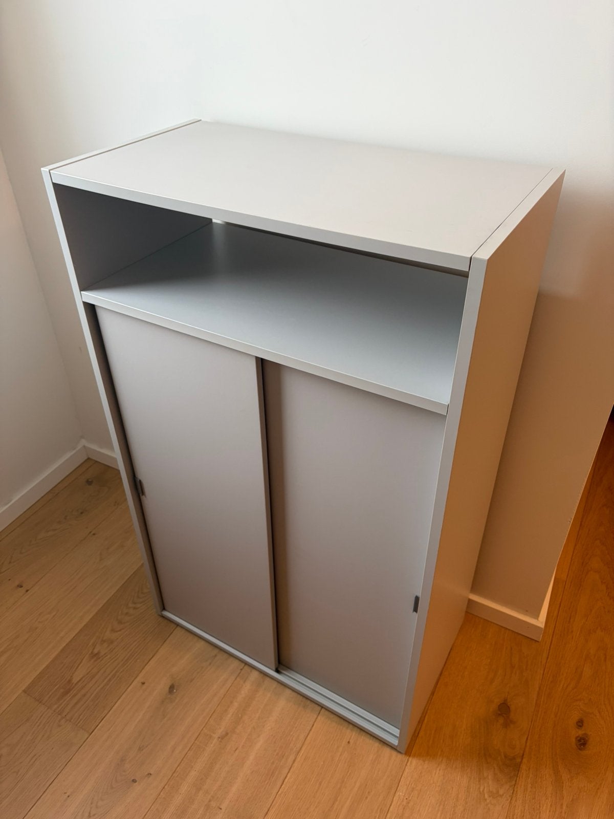 Armoire de rangement moderne gris clair, Maison & Meubles, Enlèvement, Comme neuf
