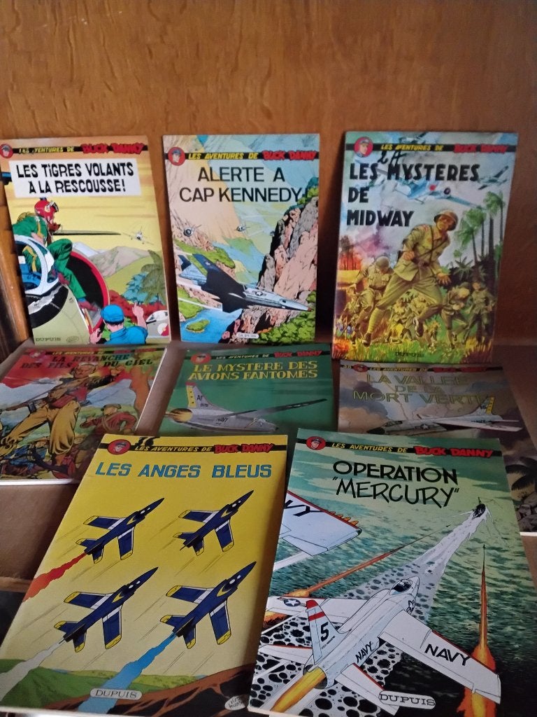 Ancienne bd ,buck danny lot, Boeken, Meerdere stripboeken, Ophalen of Verzenden, Gelezen