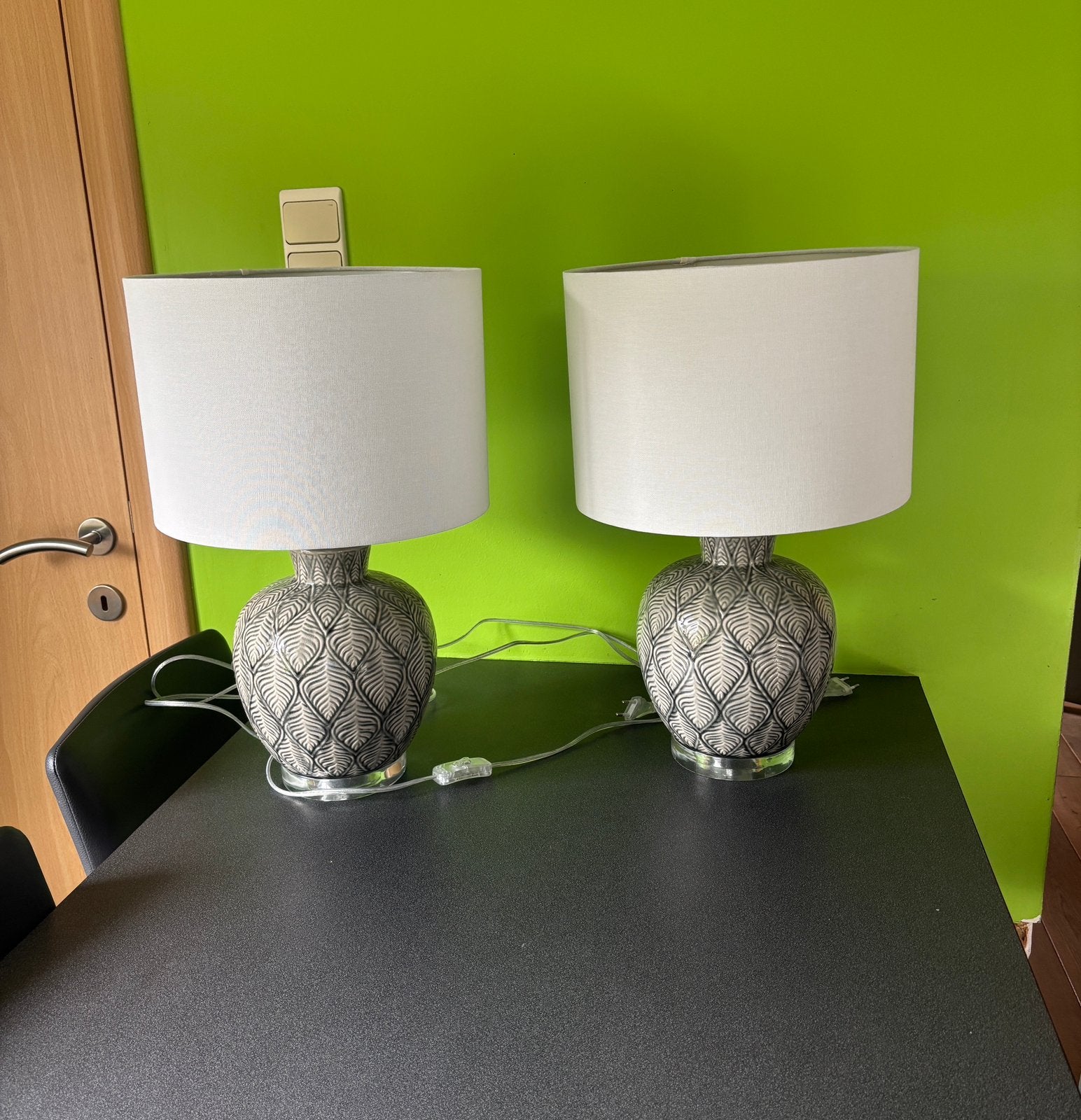 2 mooie tafellampen, Maison & Meubles, Enlèvement, Comme neuf