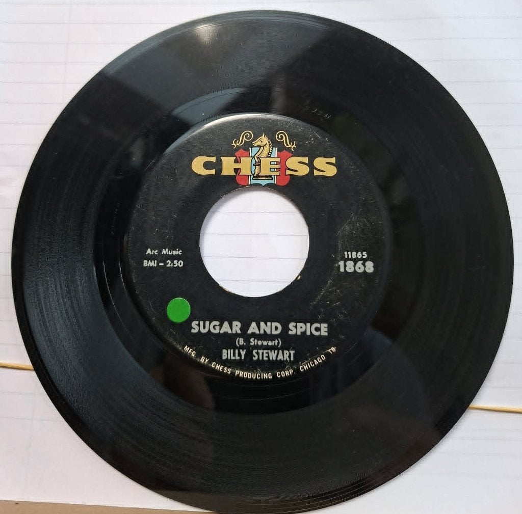 Popcorn Groove/Billy Stewart - Sugar and Spice, Cd's en Dvd's, Vinyl | R&B en Soul, Gebruikt, 7 inch, Soul, Overige typen