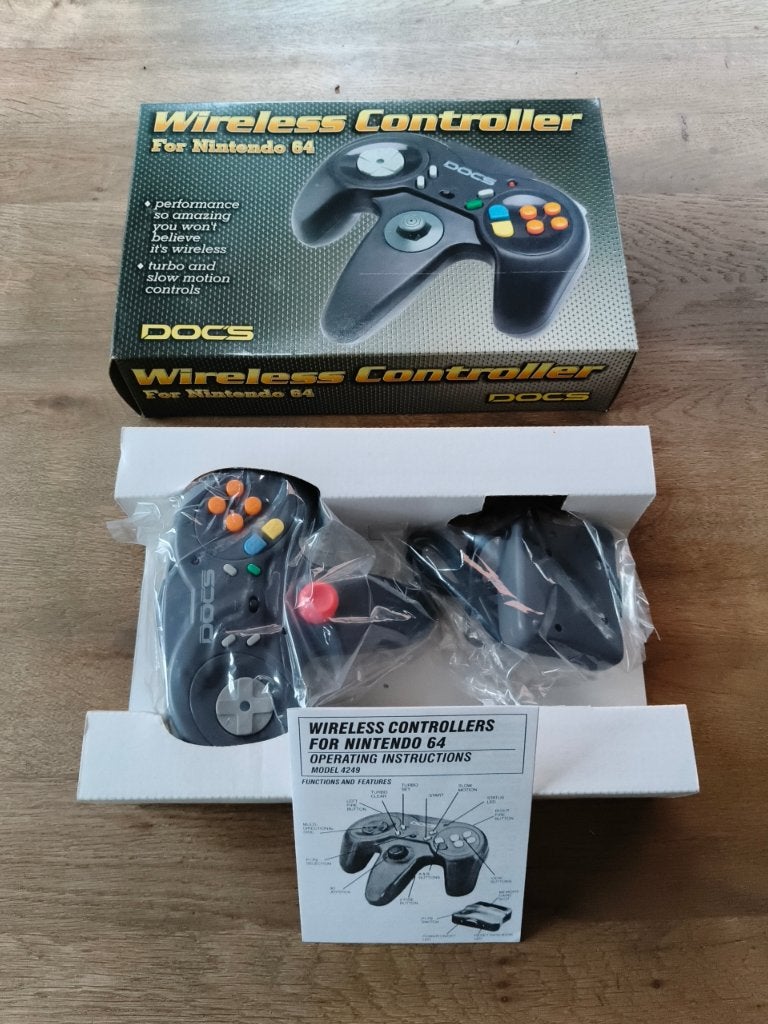 vintage N64 Nintendo 64 Wireless Controller DOC´S - nieuw, Games en Spelcomputers, Spelcomputers | Nintendo 64, Ophalen of Verzenden