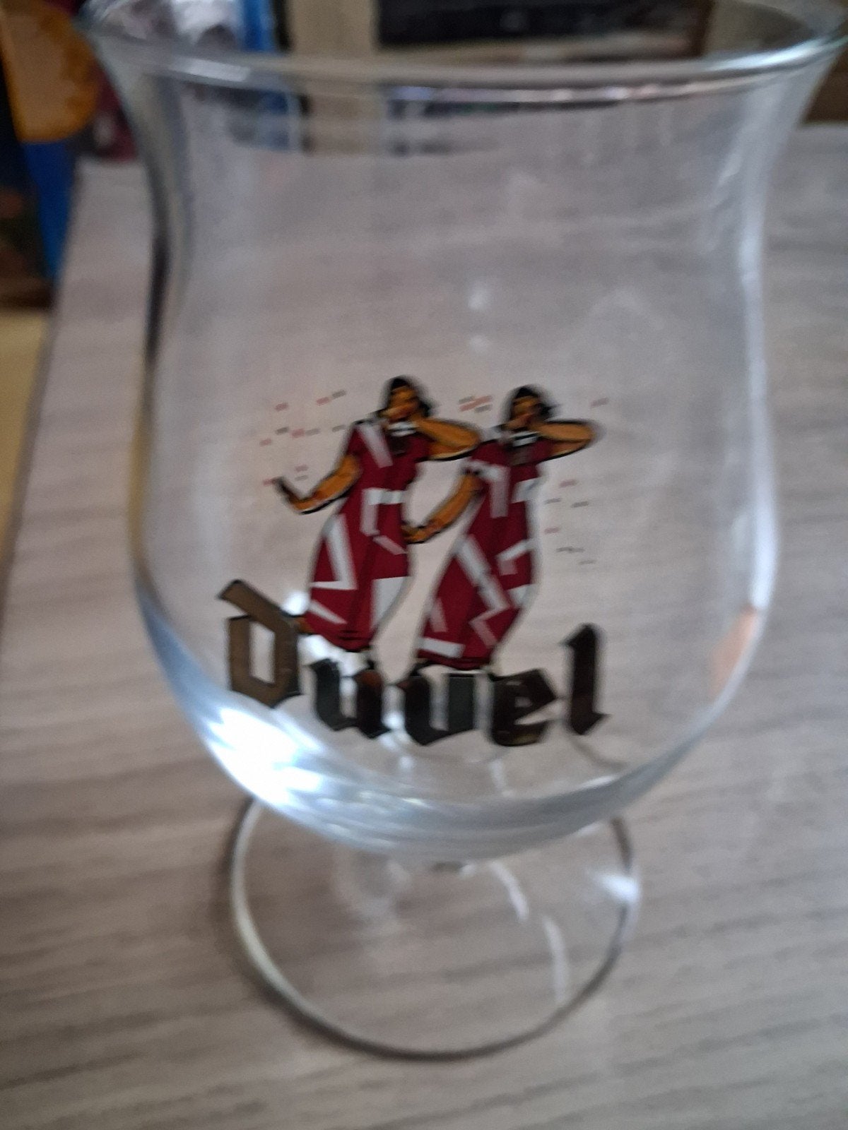 Duvel glas zingende dames, Verzamelen, Ophalen of Verzenden, Nieuw, Glas of Glazen, Duvel