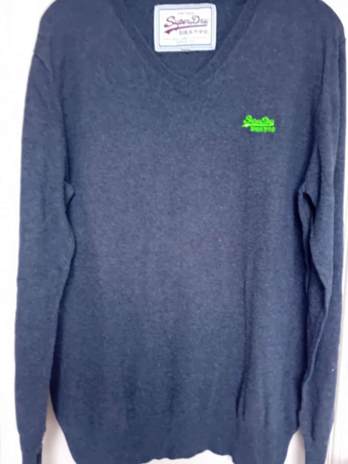 Mooie pull maat XL merk Superdry kleur grijs, Enlèvement ou Envoi, Taille 56/58 (XL)
