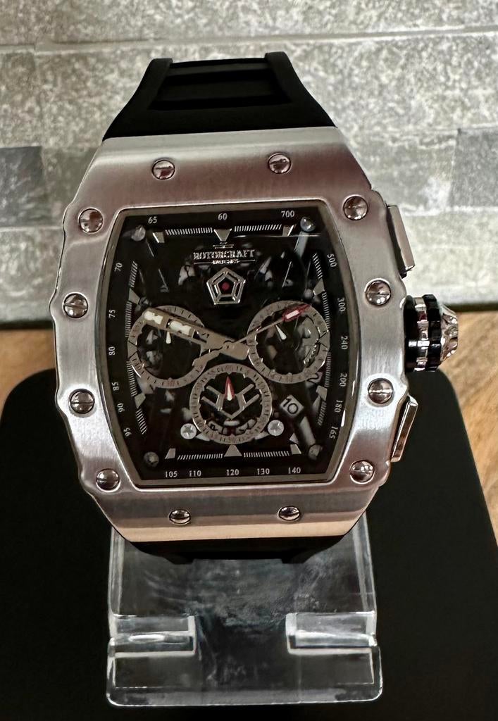 ROTORCRAFT COMMANDER SPORTS CHRONO VAUT549€! 💯%NOUVEAU !, Bijoux, Sacs & Beauté, Montres de sport, Neuf, Enlèvement ou Envoi