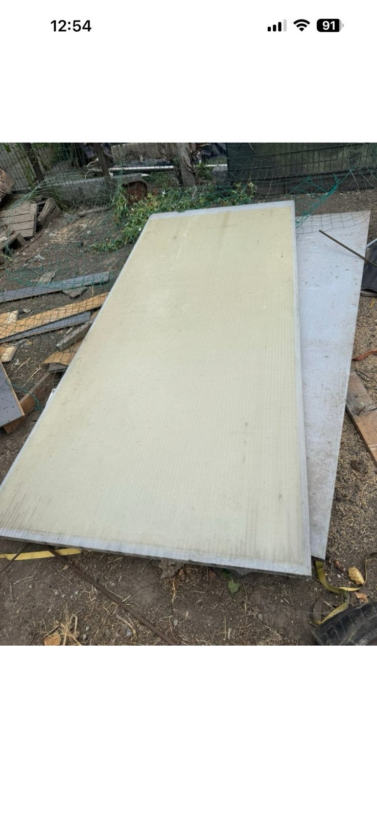 Panneau polycarbonate en bon état, Bricolage & Construction, Enlèvement, Comme neuf