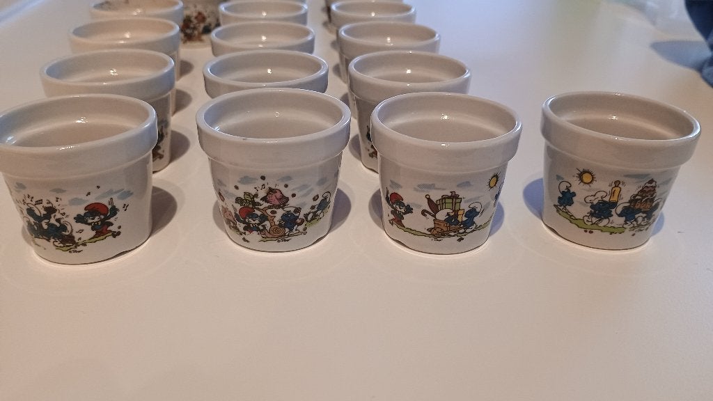 Smurfen plantenpotjes mini, Enlèvement ou Envoi