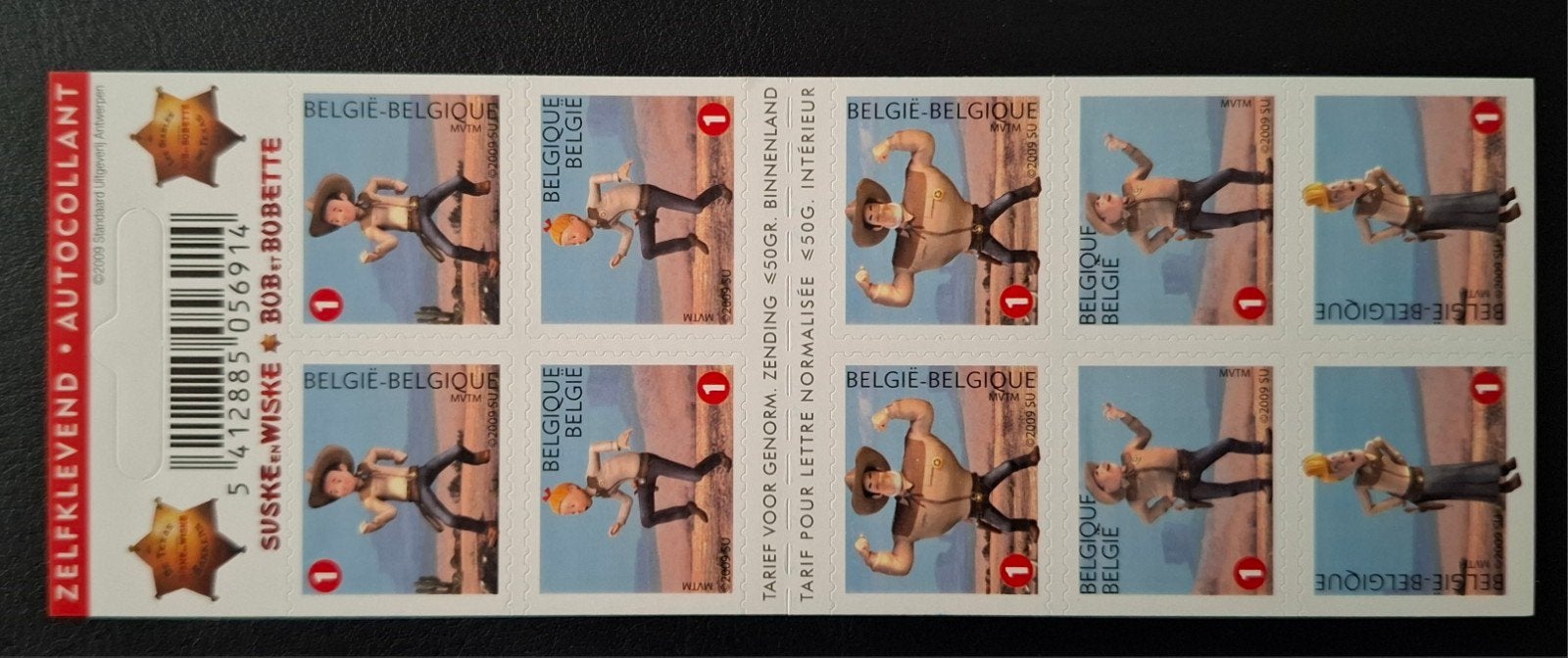 België: OBP 3888/89-B101 ** Suske en Wiske 2009., Postzegels en Munten, Postzegels | Europa | België, Frankeerzegel, Ophalen of Verzenden