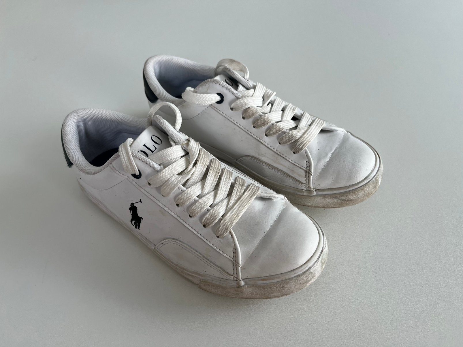 Witte sneakers Polo Ralph Lauren M37, Kinderen en Baby's, Gebruikt, Schoenen, Ophalen of Verzenden, Jongen