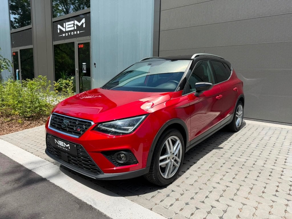 Seat Arona 1.0 TSI FR DSG,GARANTIE,ACC,NAVI,AIRCO,CARPLAY, Auto's, Seat, Dealer onderhouden, 109 g/km, Alcantara, Bedrijf