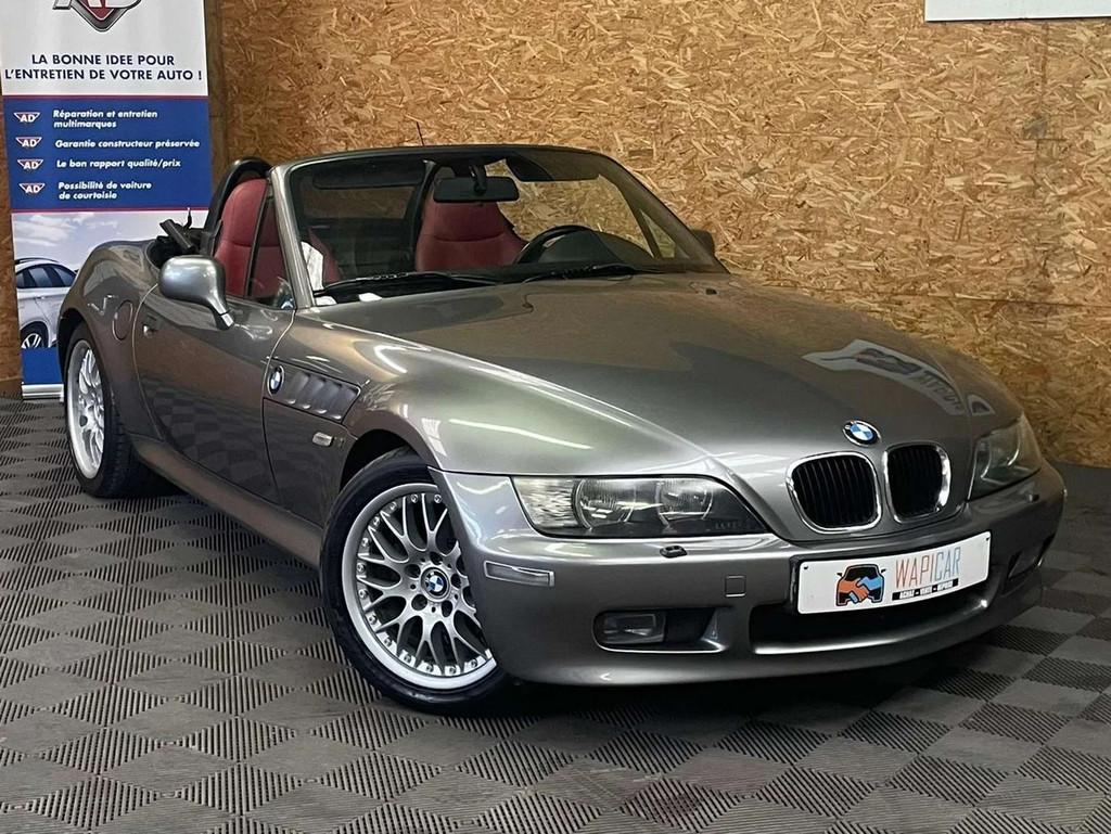 BMW Z3 1.9i * Garantie 1an * Cuir chauffant * Capote restaur, Autos, BMW, Cuir, Argent ou Gris, Achat, 87 kW