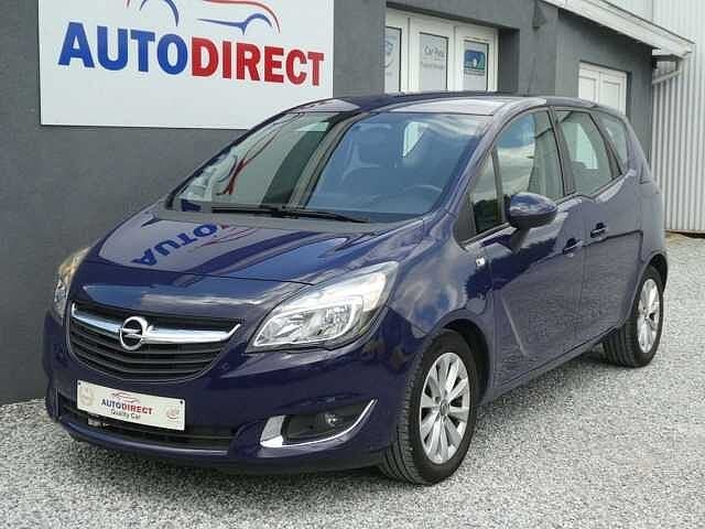 Opel Meriva 1.4i Enjoy Airco, Bluetooth, PDC *GARANTIE 1, Monovolume, 140 g/km, Blauw, Bedrijf
