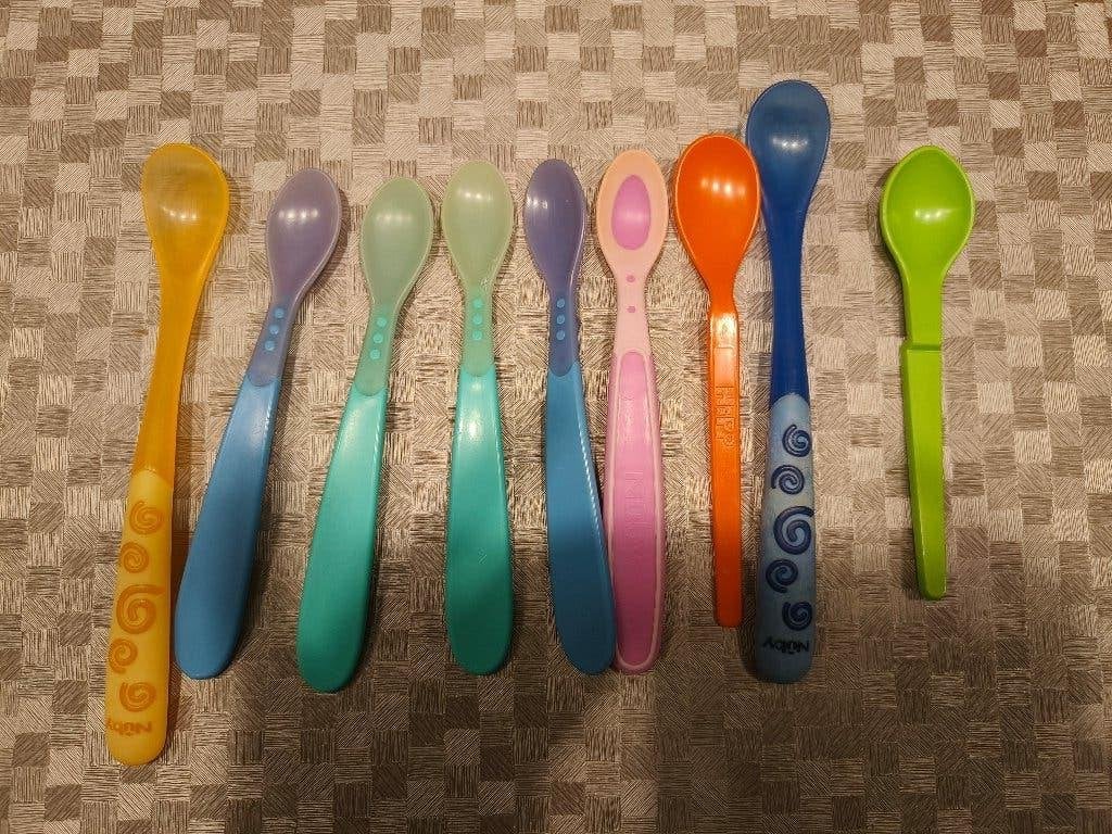 baby lepels, Kinderen en Baby's, Ophalen of Verzenden, Gebruikt, Lepel