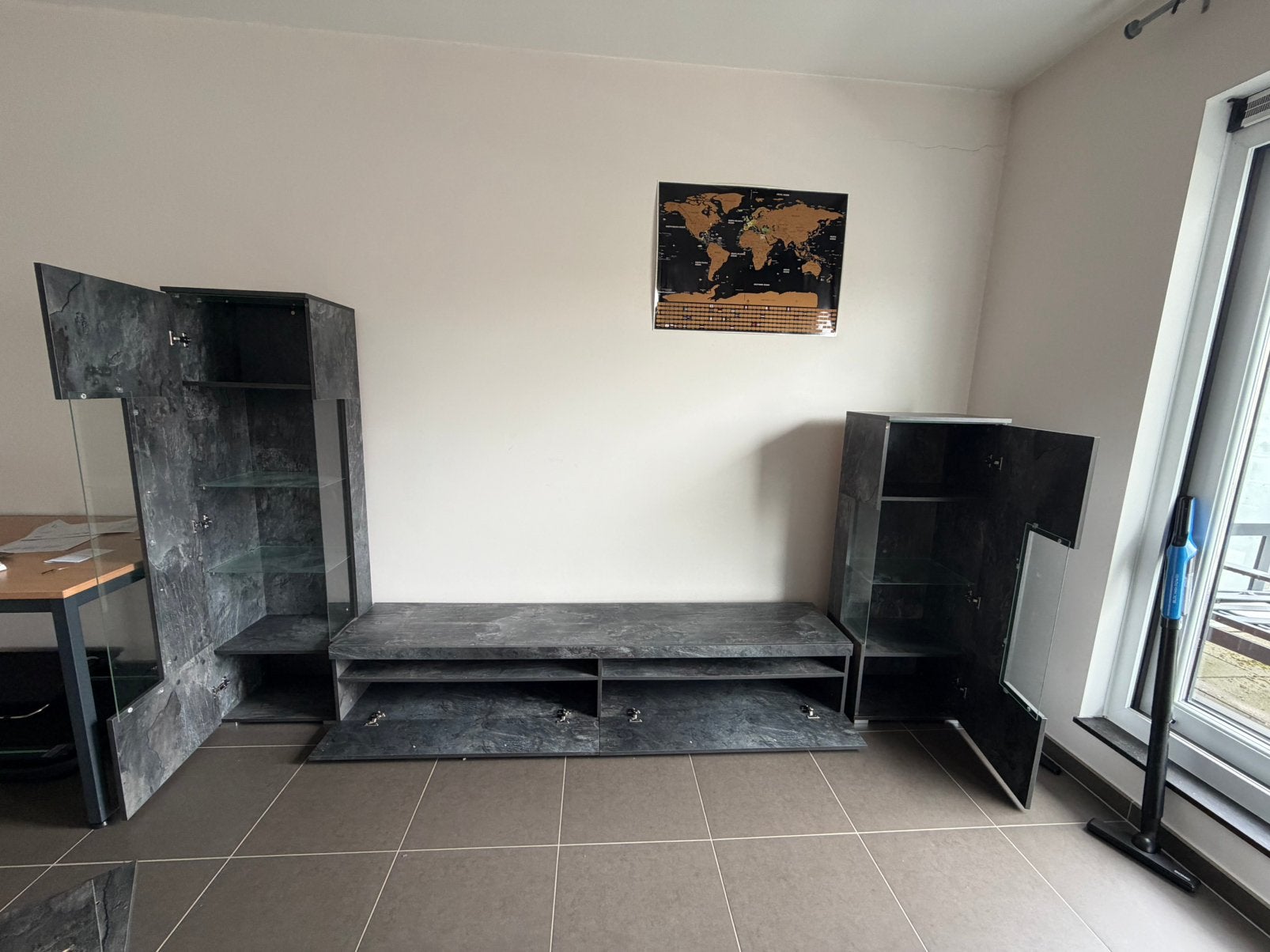 Meuble TV, Maison & Meubles, 25 à 50 cm, Autres essences de bois, Utilisé, 50 à 100 cm