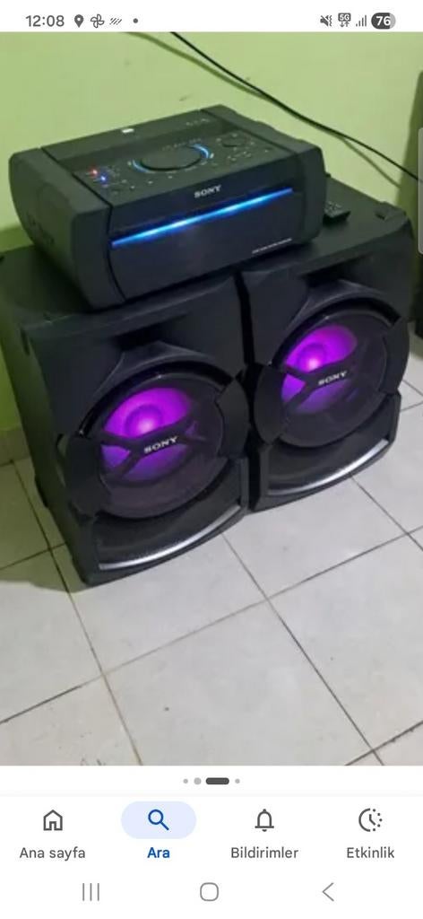 Sony shake 3dx, Ophalen