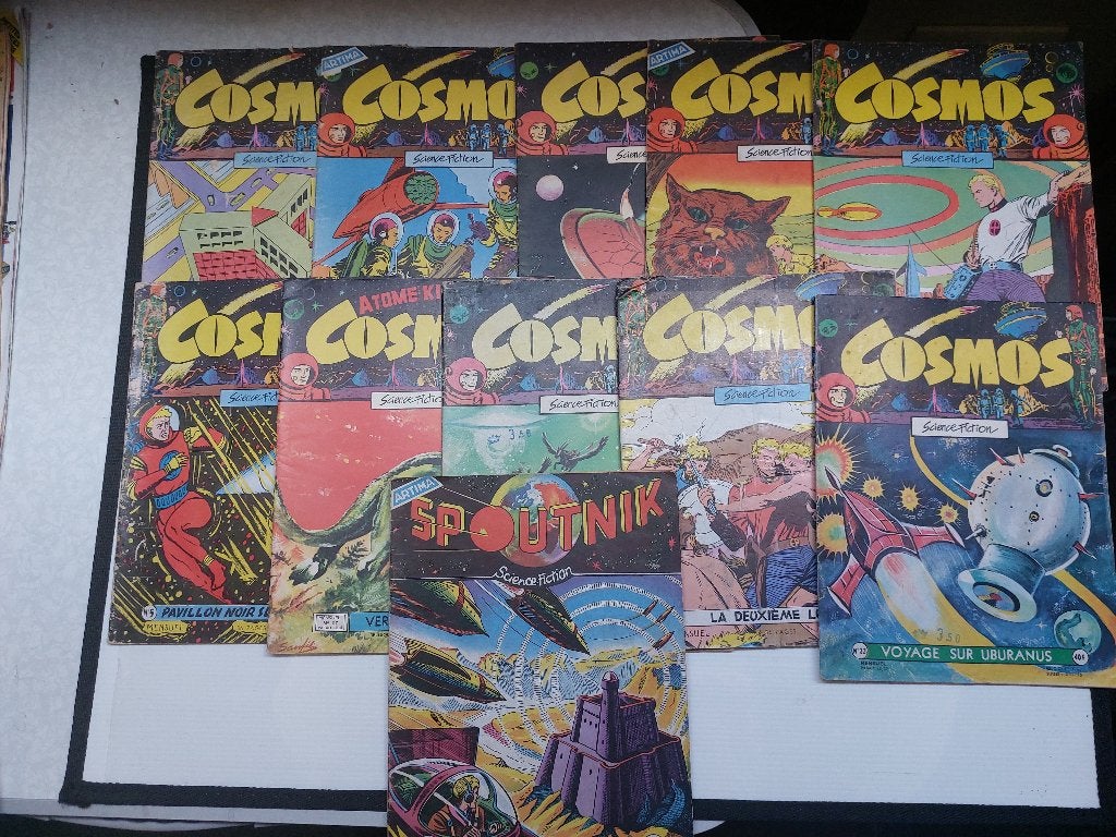 lot de 11 bd  science fiction, Enlèvement ou Envoi, Utilisé