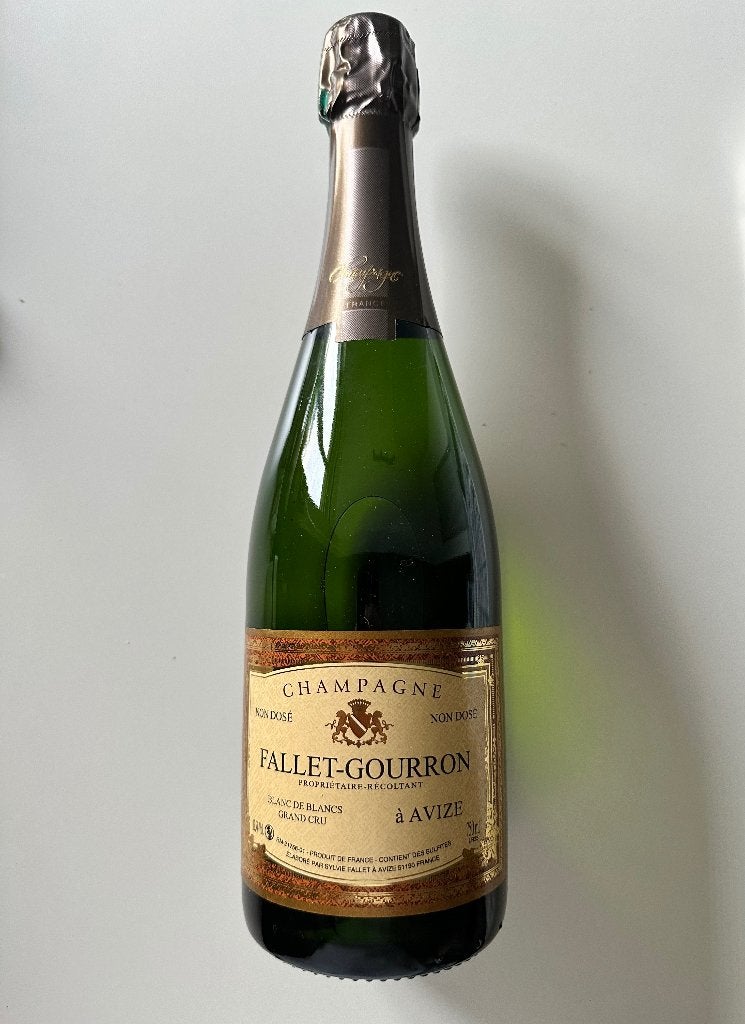 Champagne Fallet-Gourron (Fallet-Prévostat) non dosé 75cl, Verzamelen, Wijnen, Ophalen, Frankrijk, Nieuw, Champagne